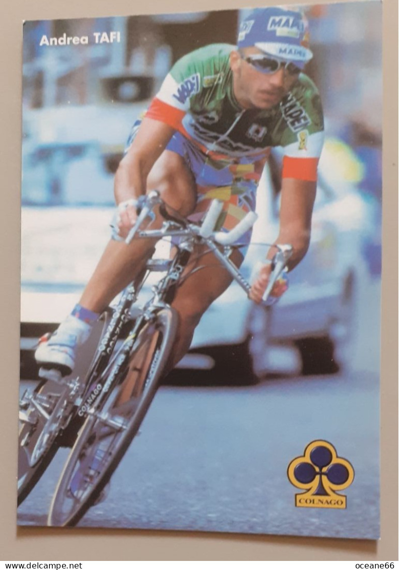Andrea Tafi Mapei Colnago Champion D'Italie - Cycling