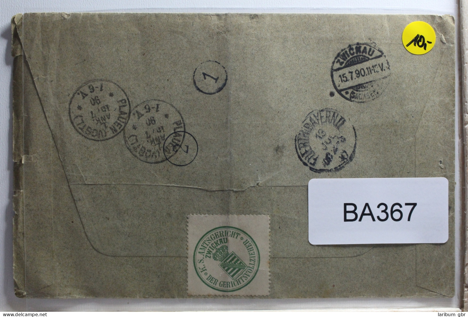 Deutsches Reich 48 Auf Brief Als Einzelfrankatur #BA367 - Sonstige & Ohne Zuordnung