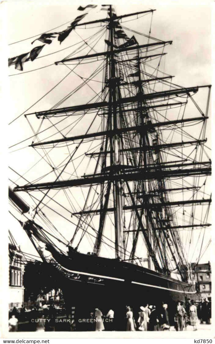 Greenwich - Cutty Sark - Segelschiff - Londen - Buitenwijken