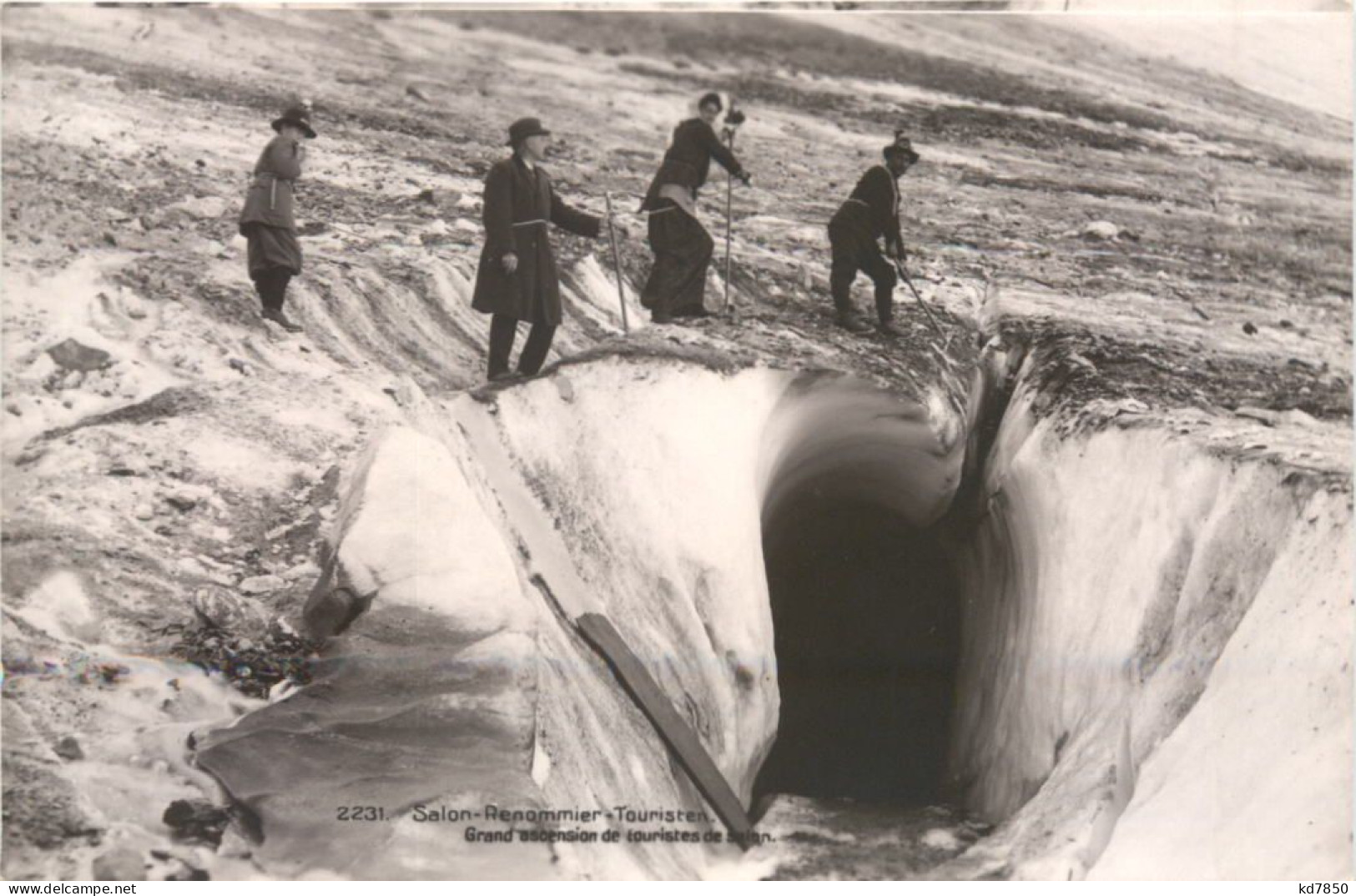 Salon Renommier Touristen - Gletscher - Bergsteigen - Alpinismo