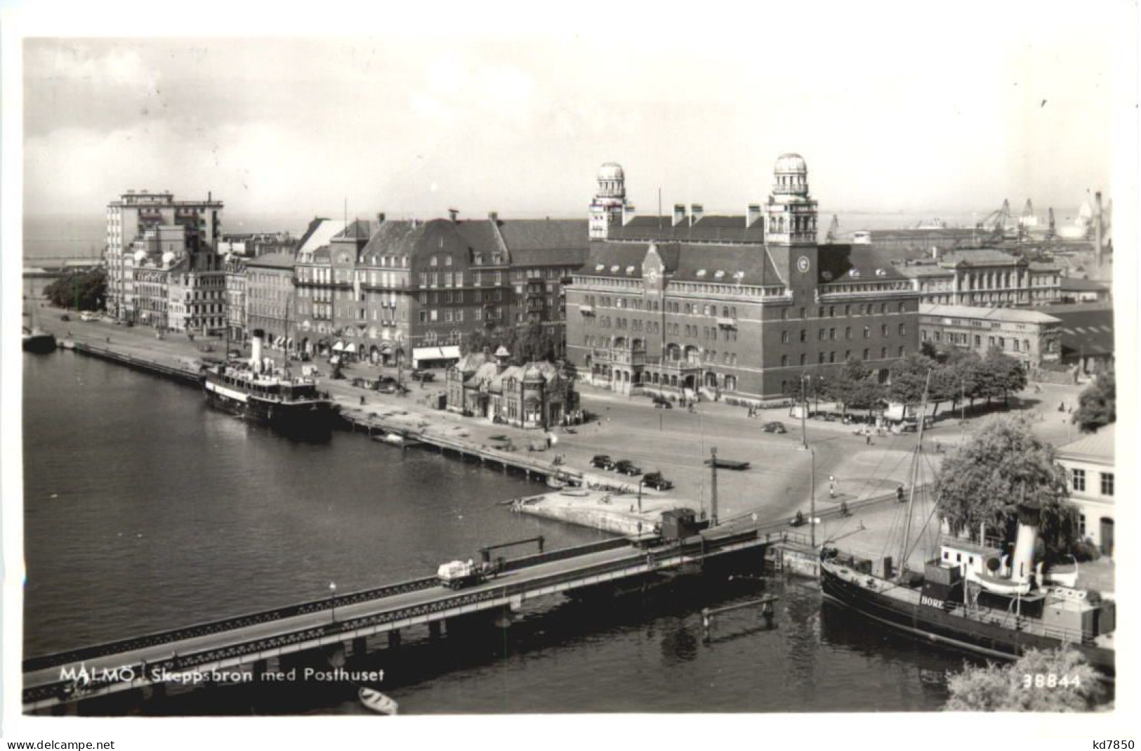Malmö - Skeppsbron Med Posthuset - Sweden