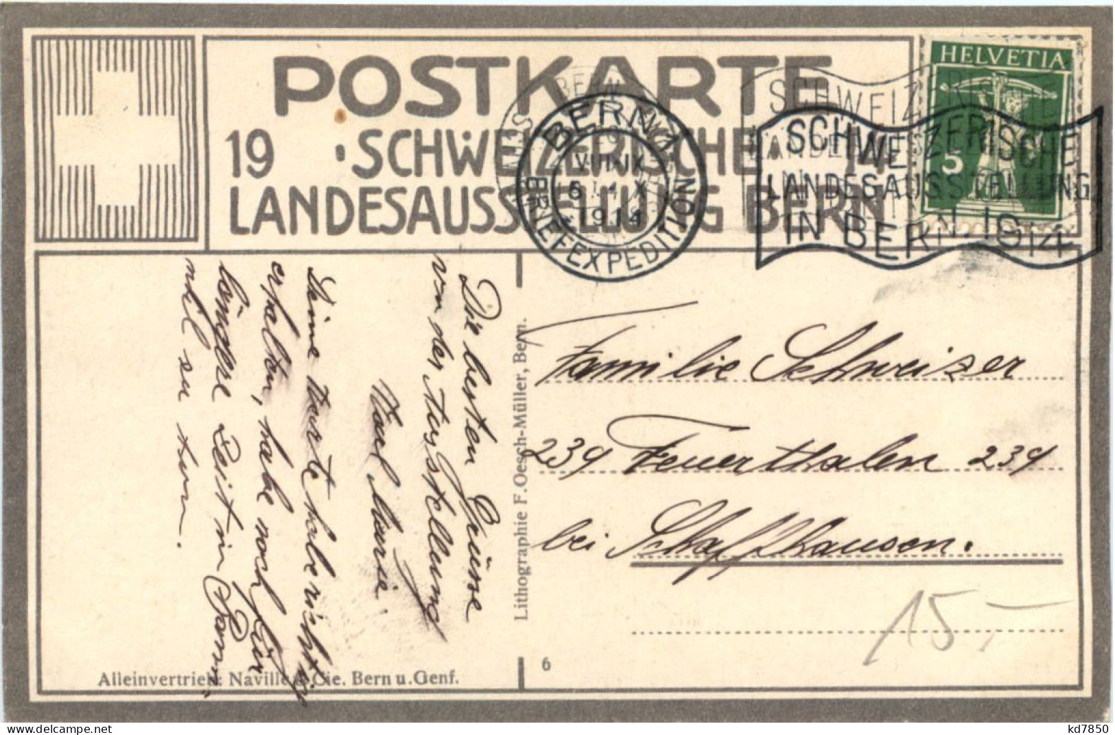 Bern - Landesausstellung 1914 - Bern