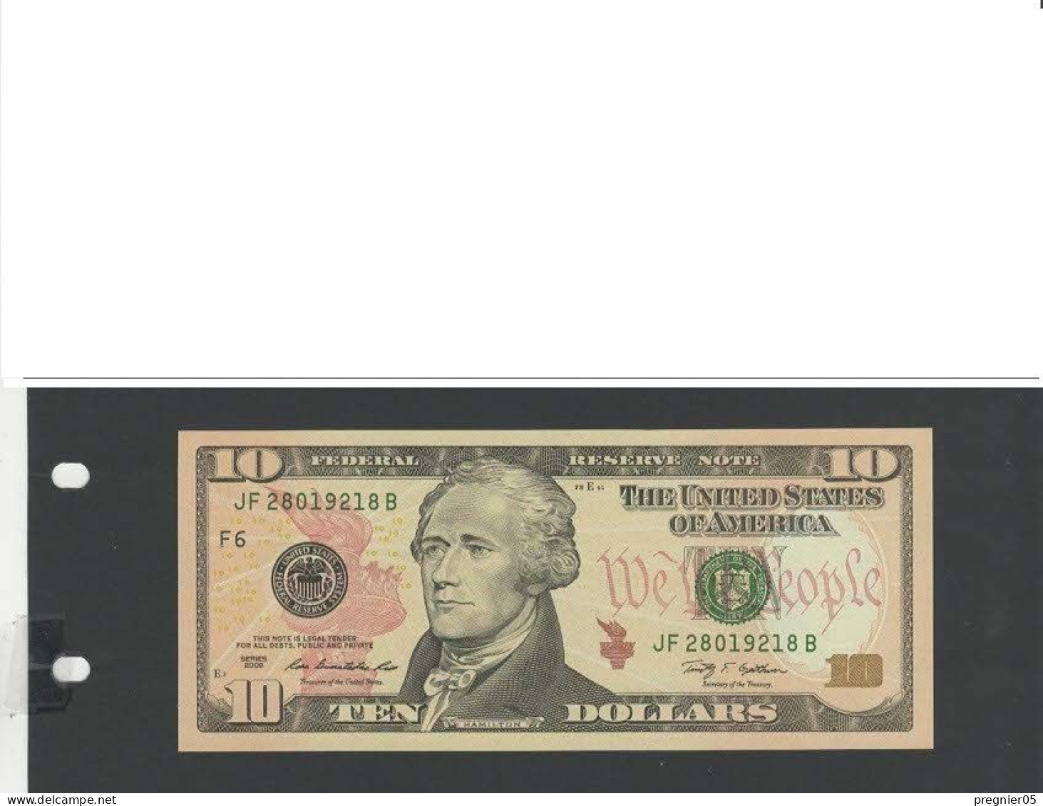USA - Billet 10 Dollar 2009 NEUF/UNC P.532 § JF 218 - Billetes De La Reserva Federal (1928-...)