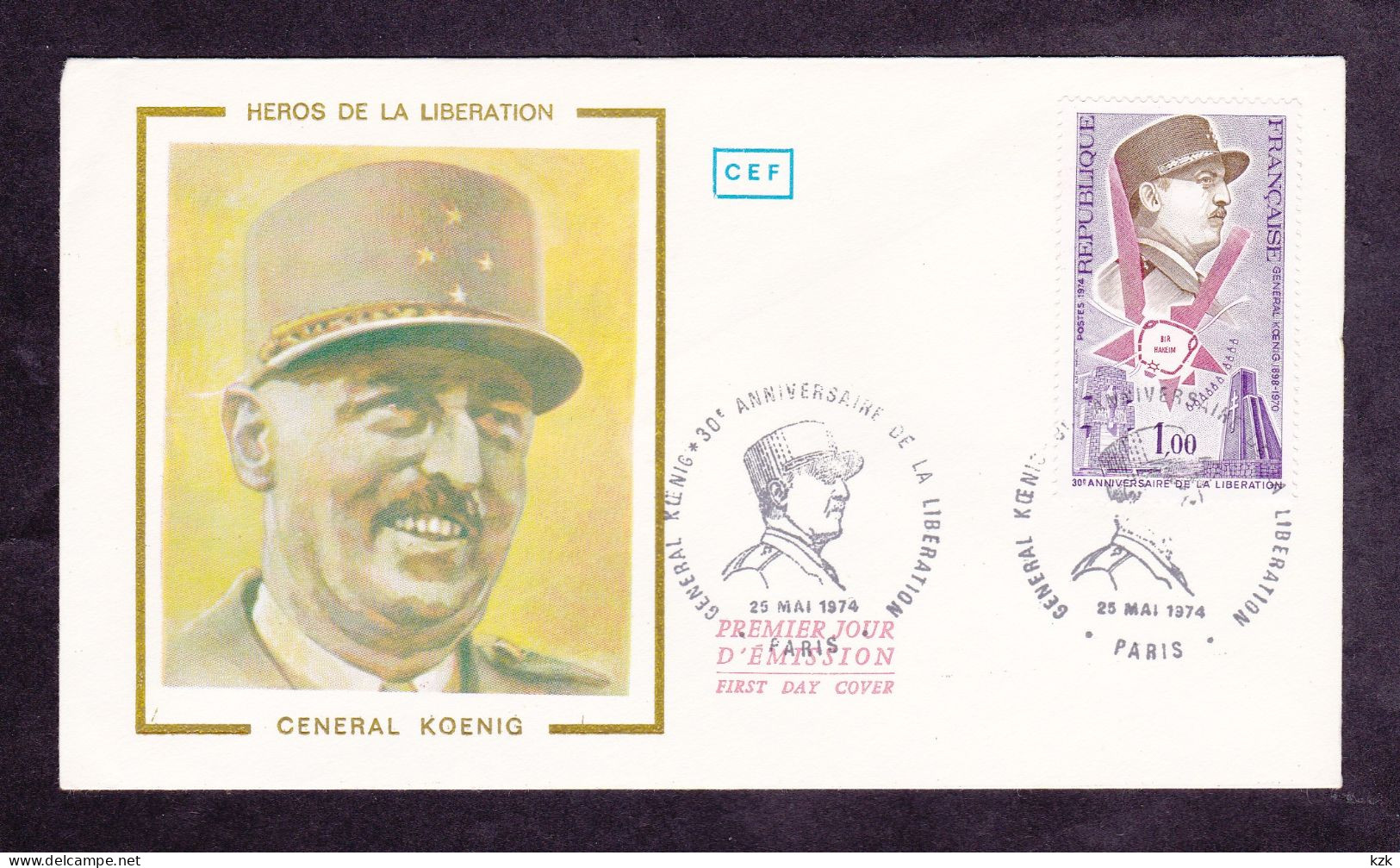 2 07	74 02	-	PJ Général Koenig - Paris 25/05/1974 - 1970-1979