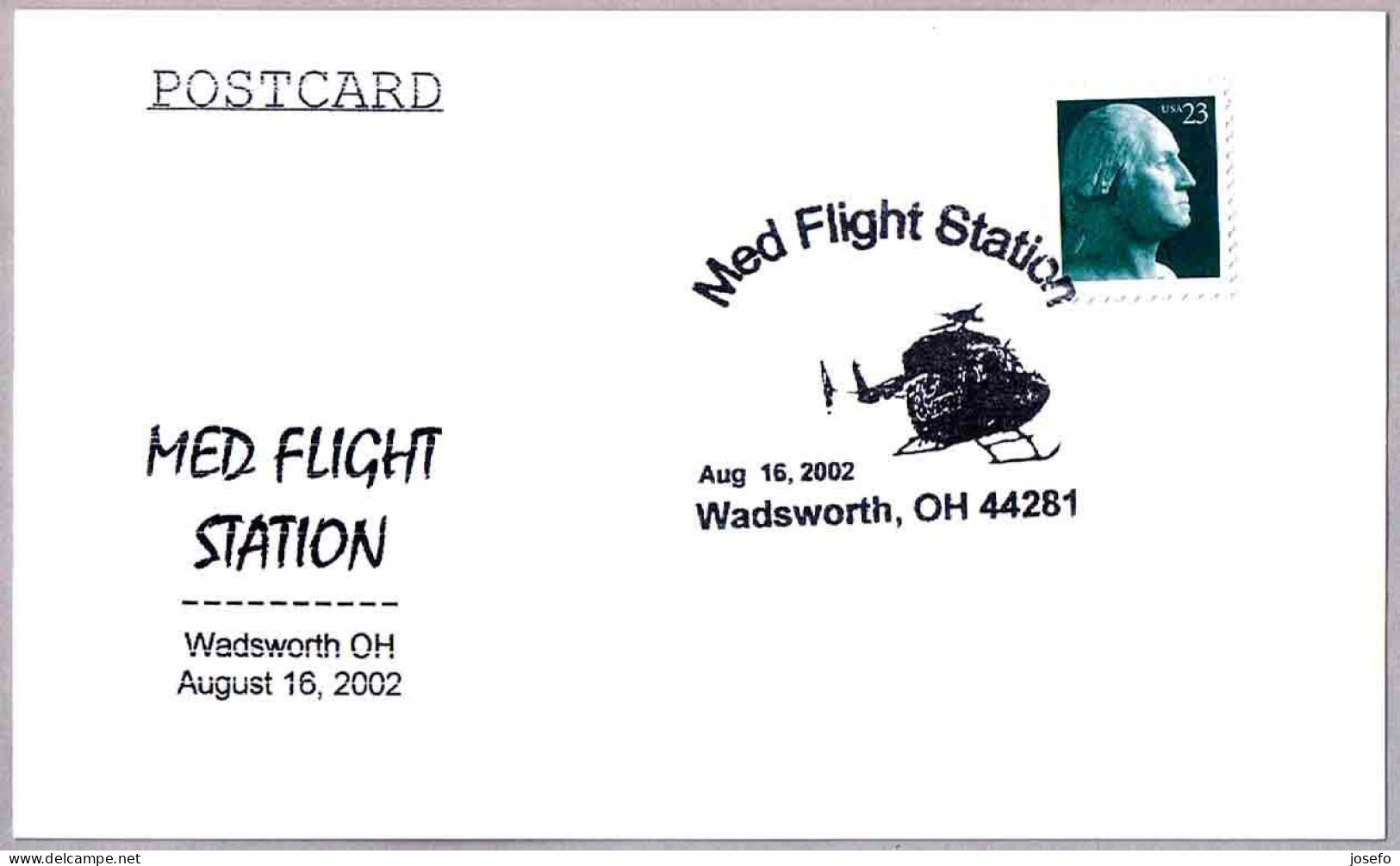 HELICOPTERO SERVICIOS MEDICOS - MED FLIGHT. Wadsworth OH 2002 - Elicotteri