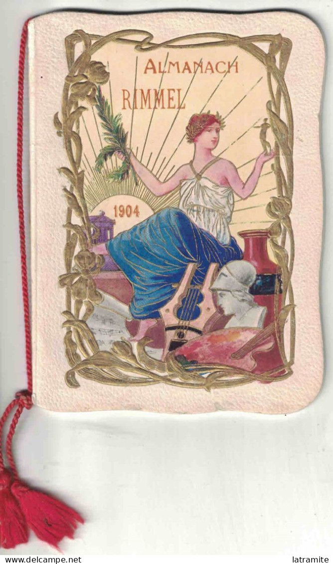 Calendarietto Francese RIMMEL 1904 - Formato Piccolo : 1901-20