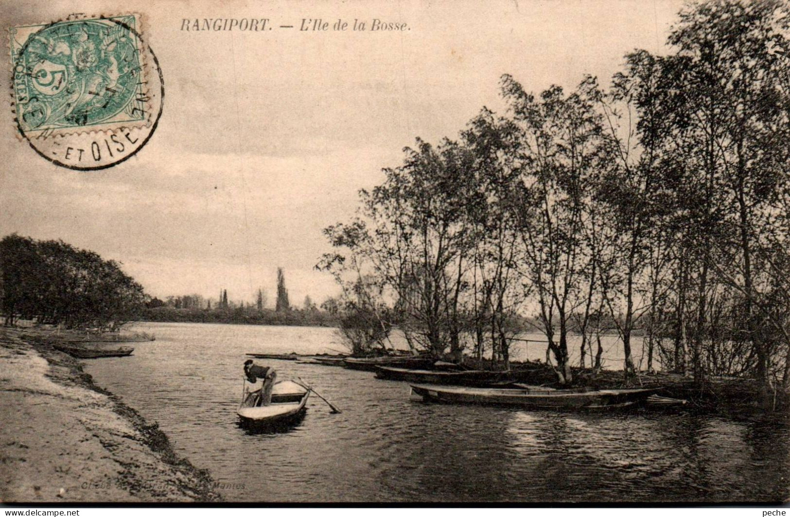 N°2308 W -cpa Rangiport -l'île De La Bosse- - Andere & Zonder Classificatie