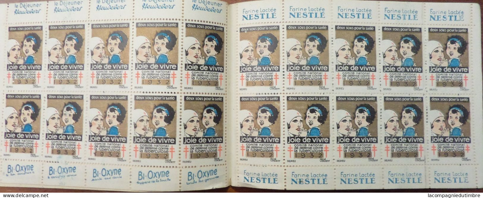 France Carnet Antituberculeux 1932 Neuf ** MNH. TB - Tuberkulose-Serien