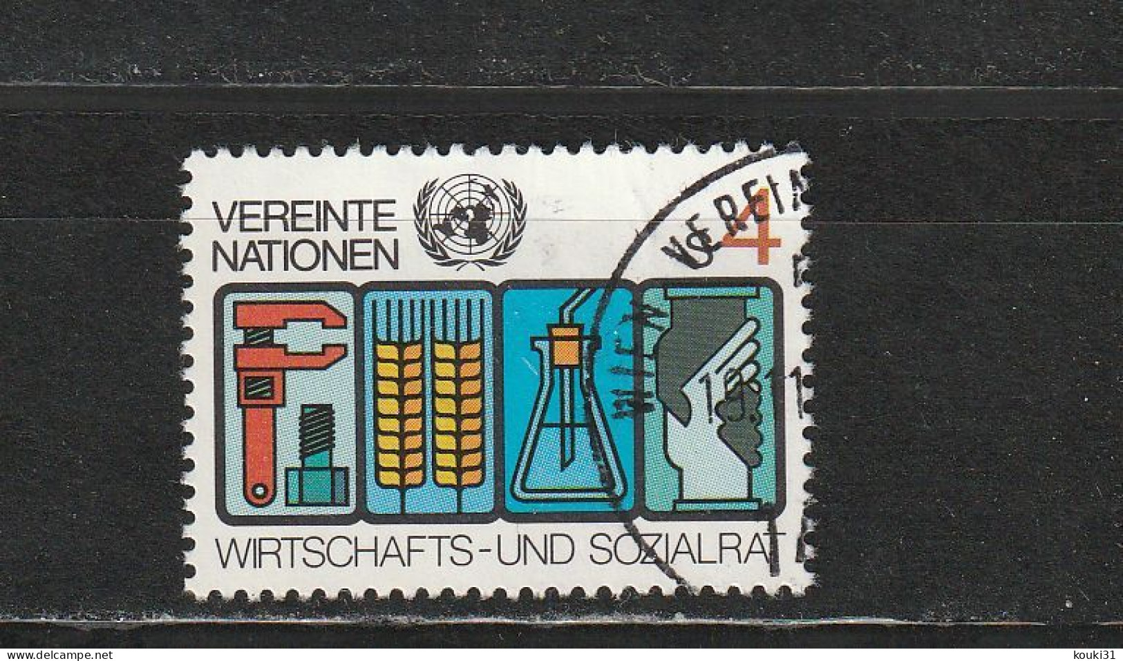 Nations Unies (Vienne) YT 14 Obl : Conseil économique Et Social - 1980 - Oblitérés