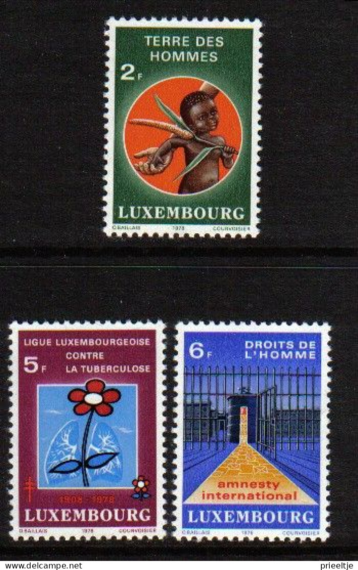 Luxemburg 1978 Caritas Y.T. 926/930  ** - Unused Stamps