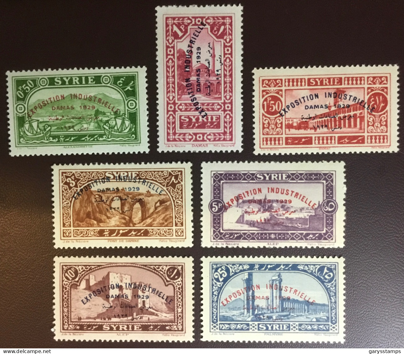 Syria Syrie 1929 Exposition Damas Y&T 192 - 198 195 MLH Rest MNH - Ungebraucht