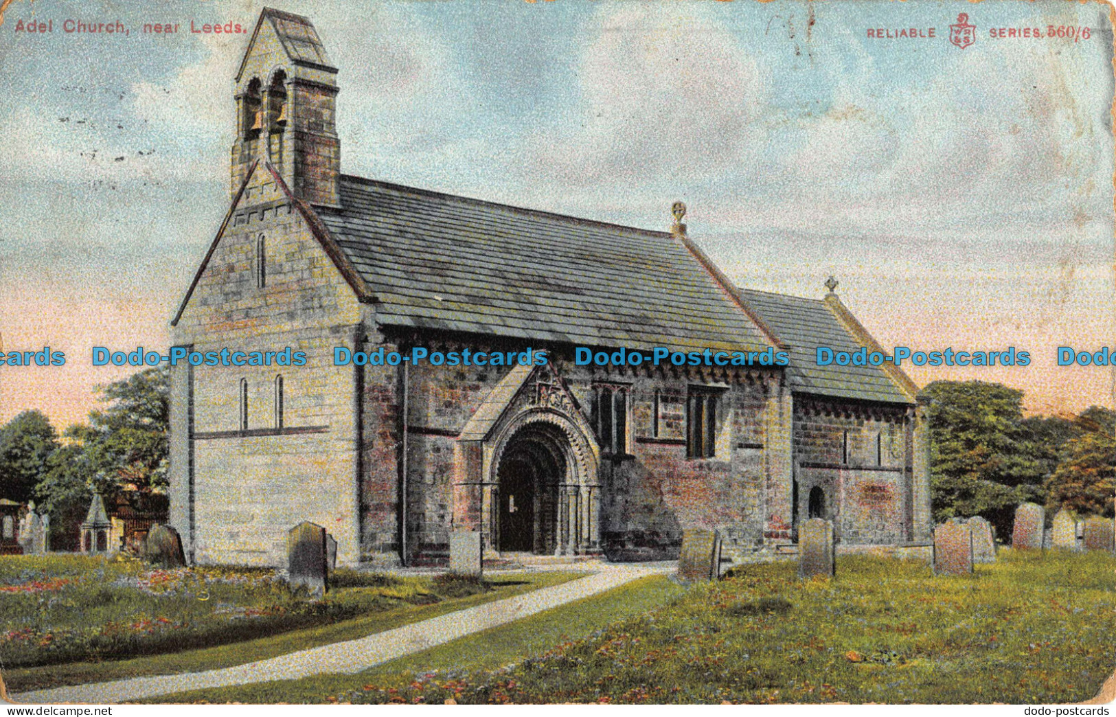 R042475 Adel Church Near Leeds. Reliable. 1910 - World