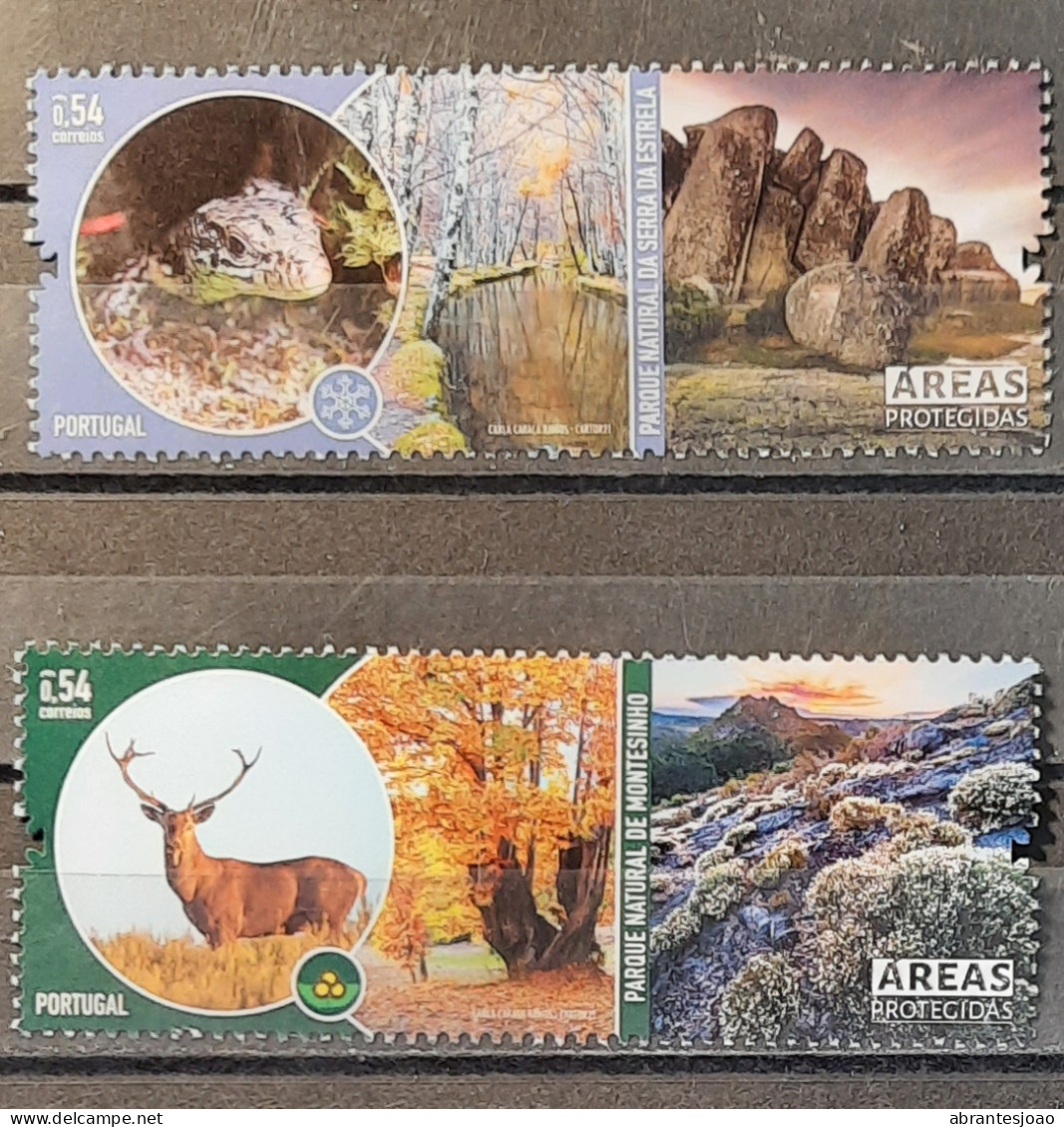 2021 - Portugal - MNH - Protected Areas - 5 Stamps - Ongebruikt