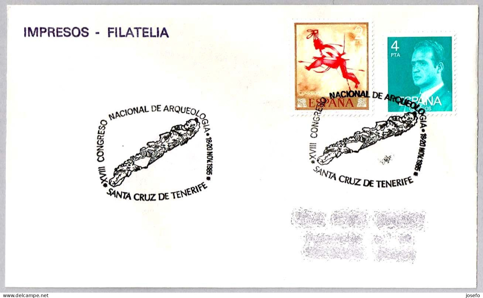 CONGRESO NACIONAL DE ARQUEOLOGIA - Arquelology National Congress. S.C.Tenerife, Canarias, 1985 - Archéologie
