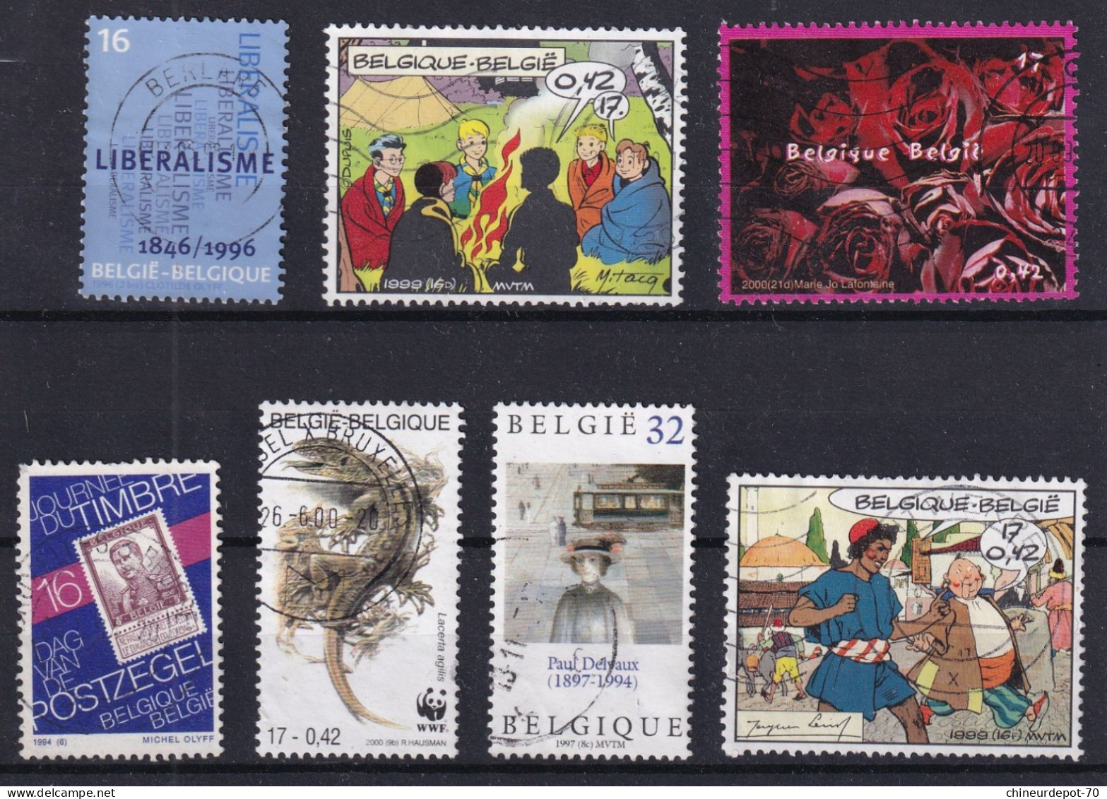 Timbres  Belgique België Belgiums - Altri & Non Classificati