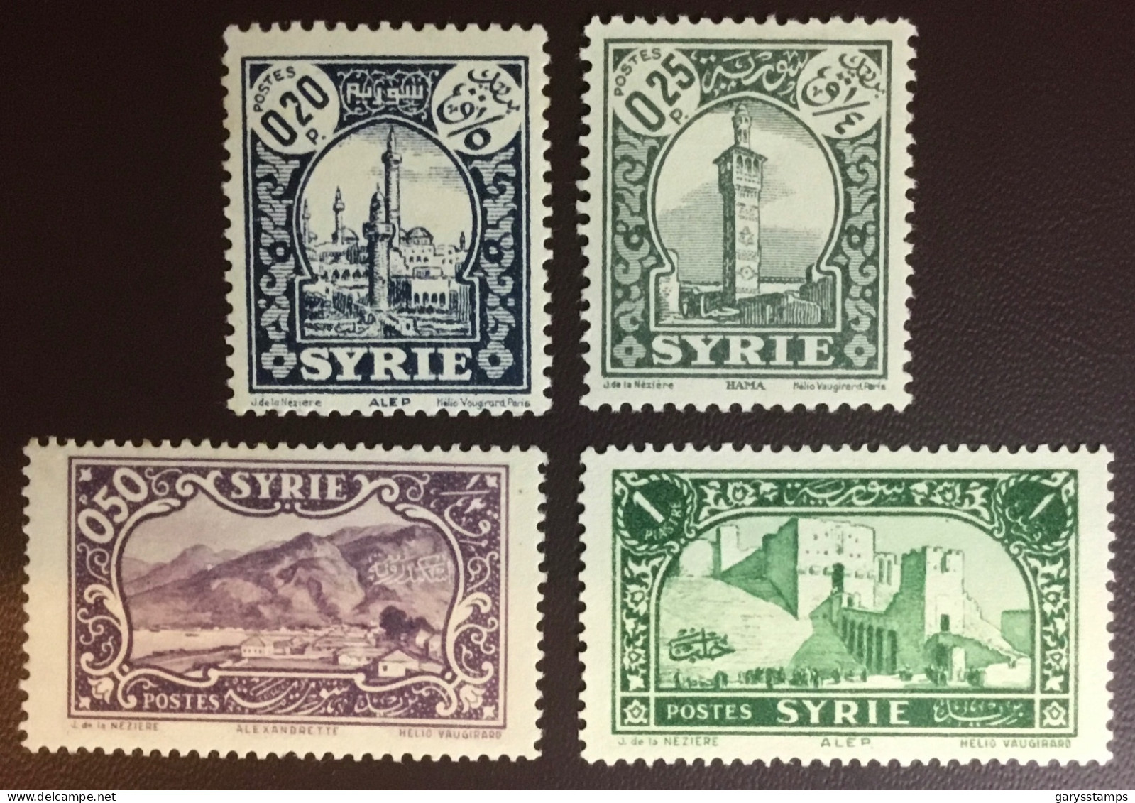 Syria Syrie 1930 Definitives 4 Values Y&T 201 - 204 MNH - Ongebruikt