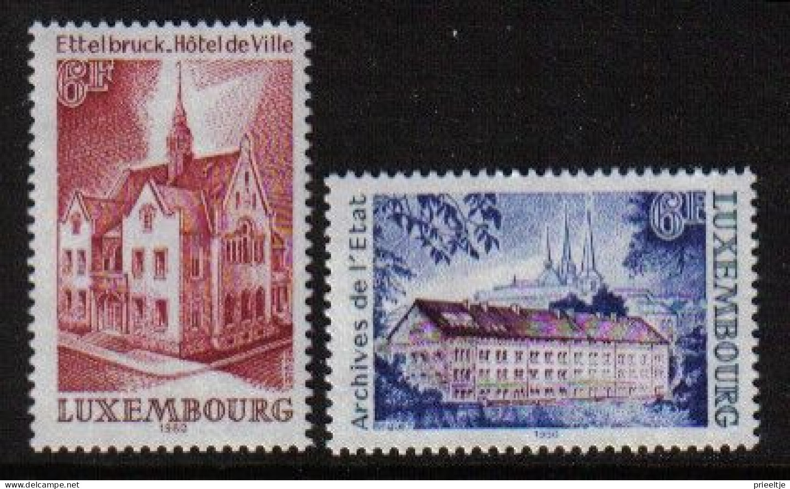 Luxemburg 1980 Tourism Y.T. 957/958  ** - Ungebraucht