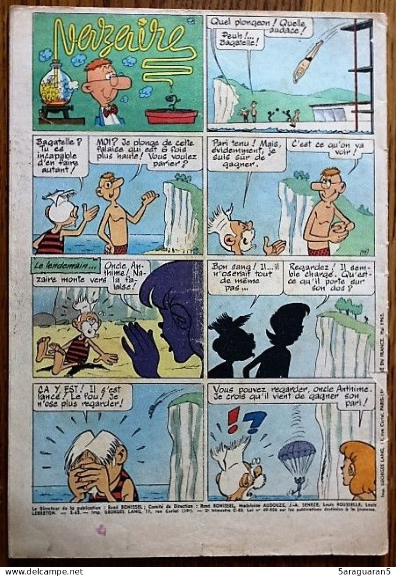 MAGAZINE FRANCS JEUX - 450 - Mai 1965 Avec Encart Double "La Longue Conduite" Et Fiches "sur Deux Notes" - Otras Revistas