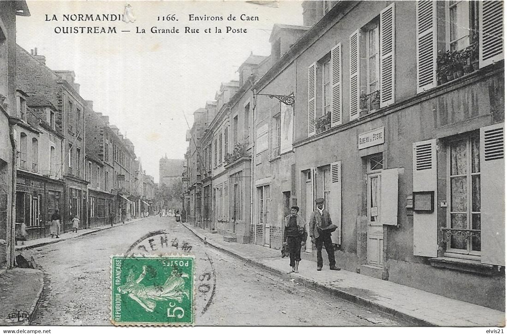 OUISTREHAM La Grande Rue Et La Poste - Ouistreham