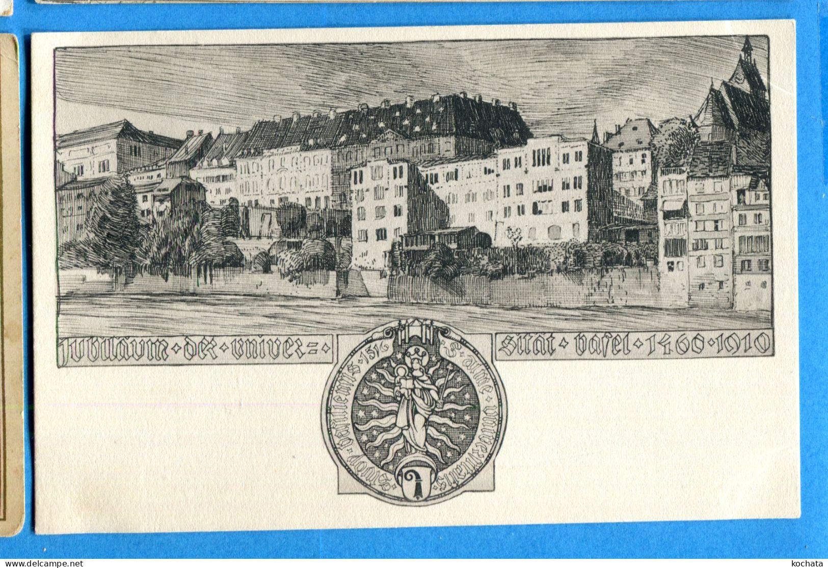 VIX092, Basel, Jubiläum Der Universität, 450, Non Circulée - Basilea