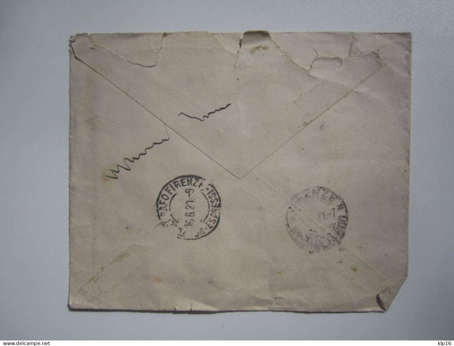 1921 ITALY PALERMO REGISTERED COVER - Express Mail