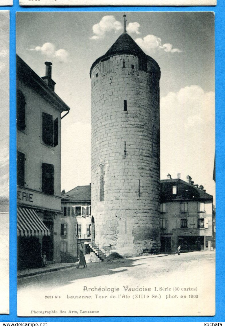 VIX094, Lausanne, Tour De L'Ale, 2021, Archéologie Vaudoise, Précurseur, Non Circulée - Lausanne