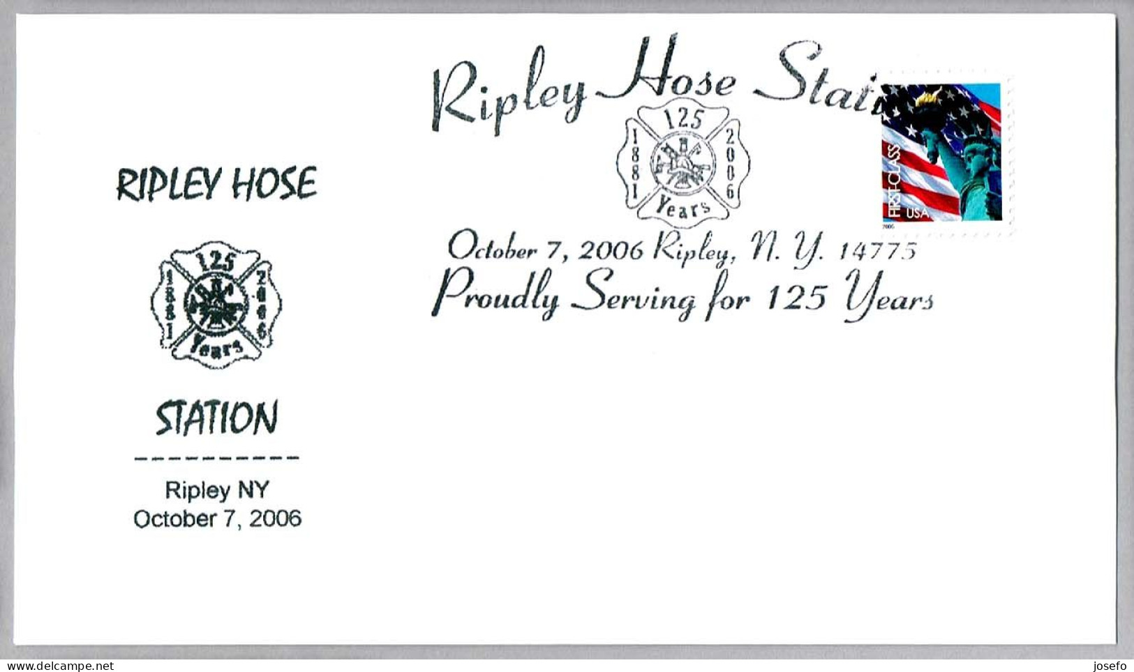 125 Years RIPLEY HOSE STATION - Bomberos. Ripley NY 2006 - Sapeurs-Pompiers