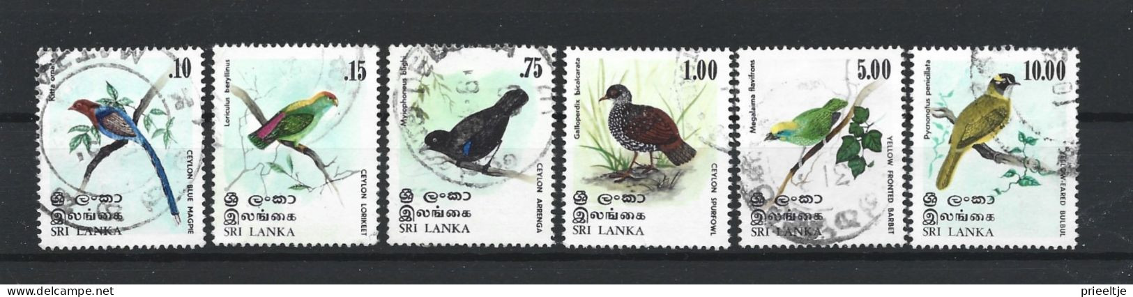 Sri Lanka 1979 Birds Y.T. 526/531 (0) - Sri Lanka (Ceilán) (1948-...)