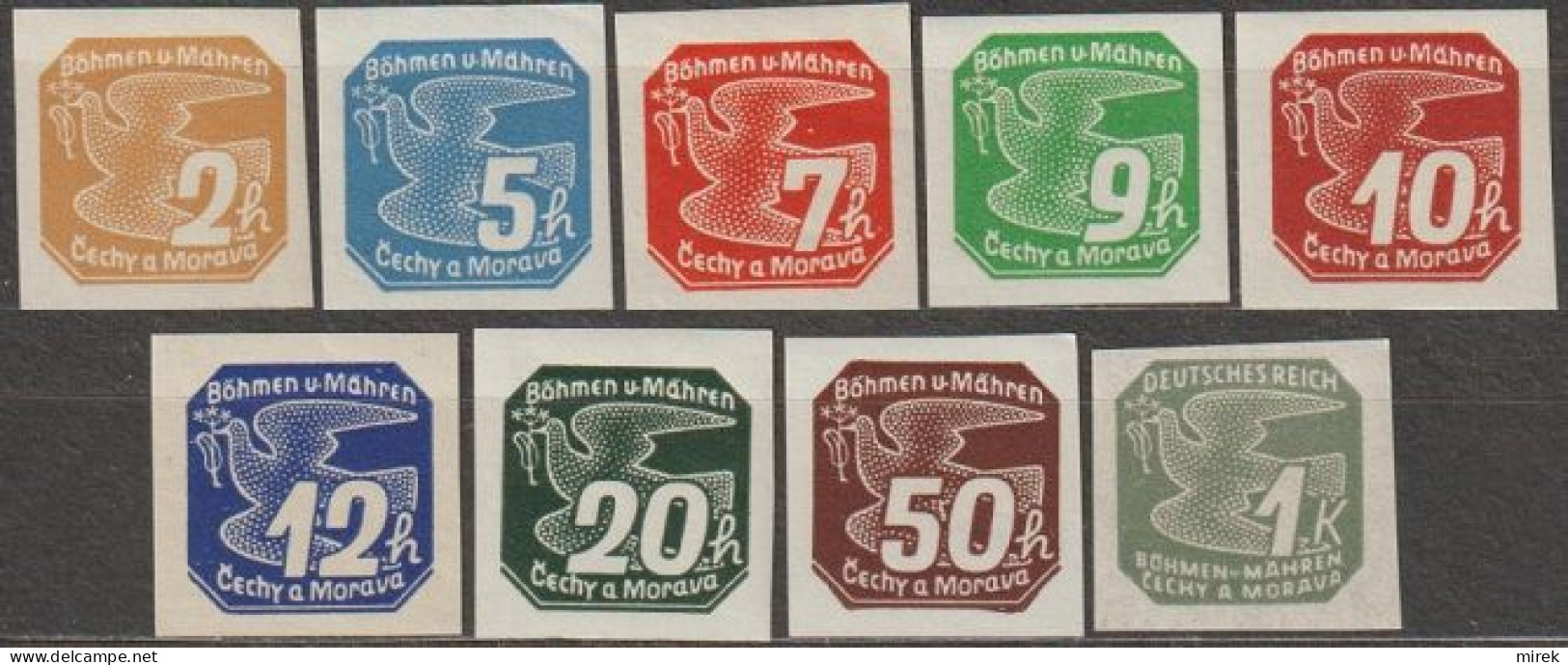 001/ Pof. NV 1-9 - Unused Stamps