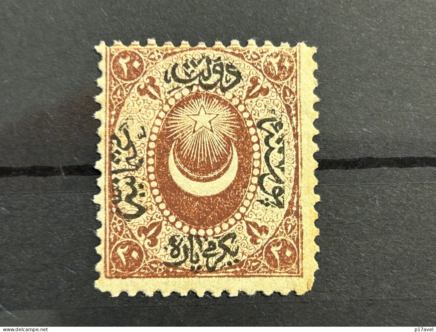 Türkei 25 Piaster Mi - Nr. 10 Ungebraucht/Falz . - Unused Stamps