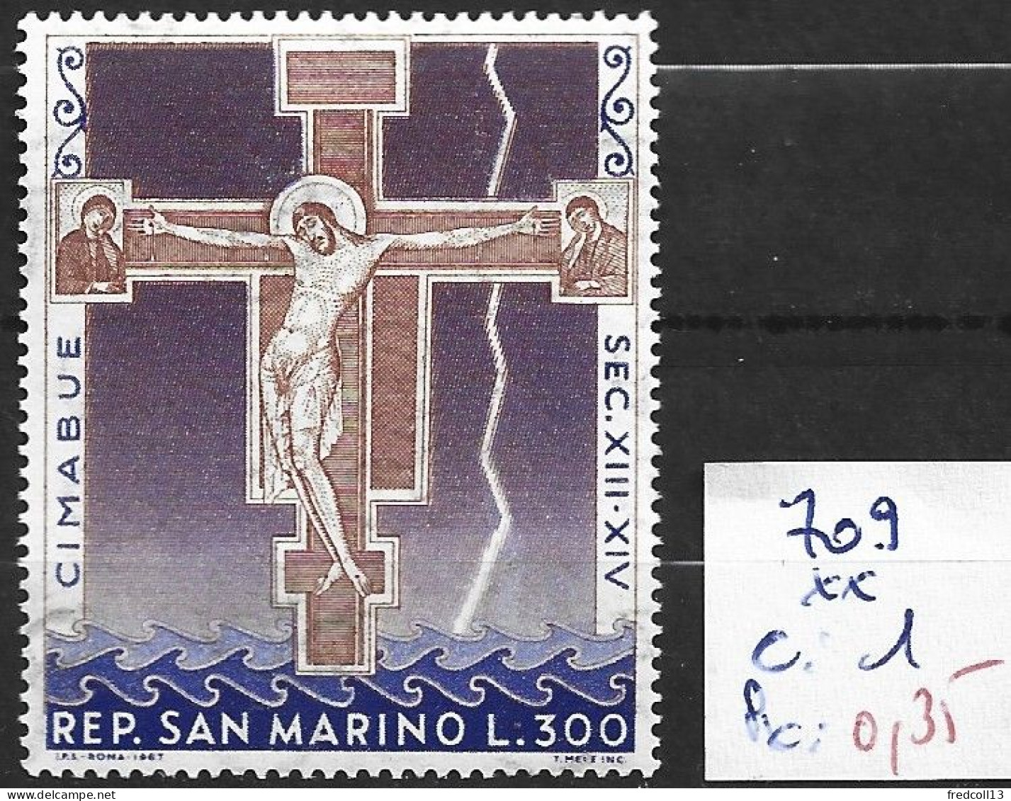 SAINT-MARIN 709 ** Côte 1 € - Unused Stamps