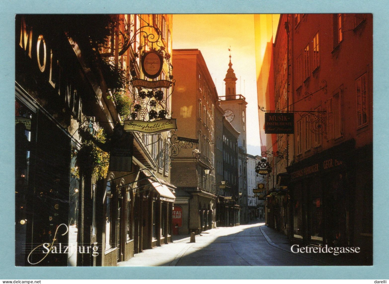 CP Autriche - Salzburg (Salzbourg) - Getreidegasse - Bild De Luigi Caputo - Salzburg Stadt