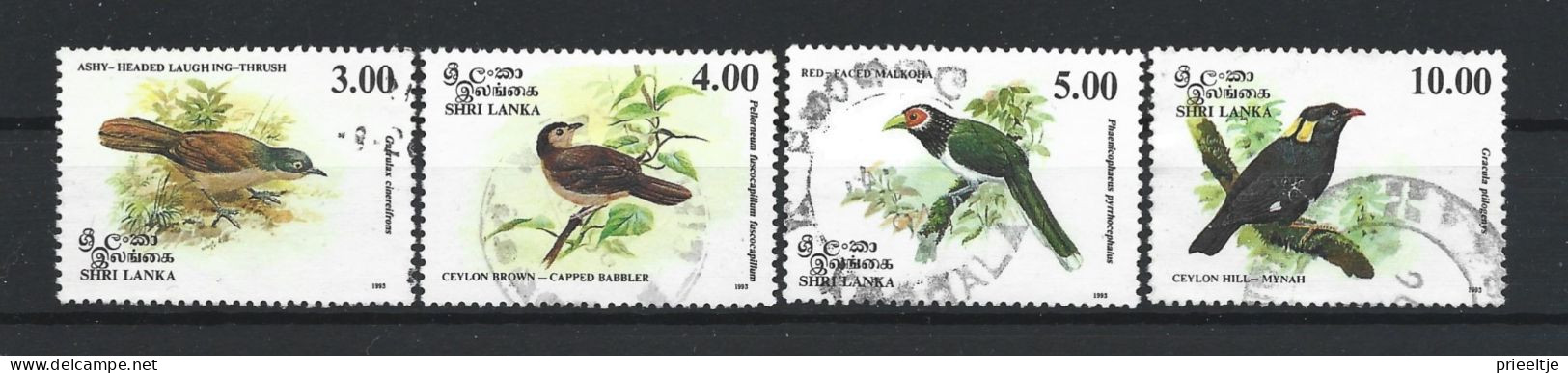 Sri Lanka 1993 Birds Y.T. 1026/1029 (0) - Sri Lanka (Ceilán) (1948-...)
