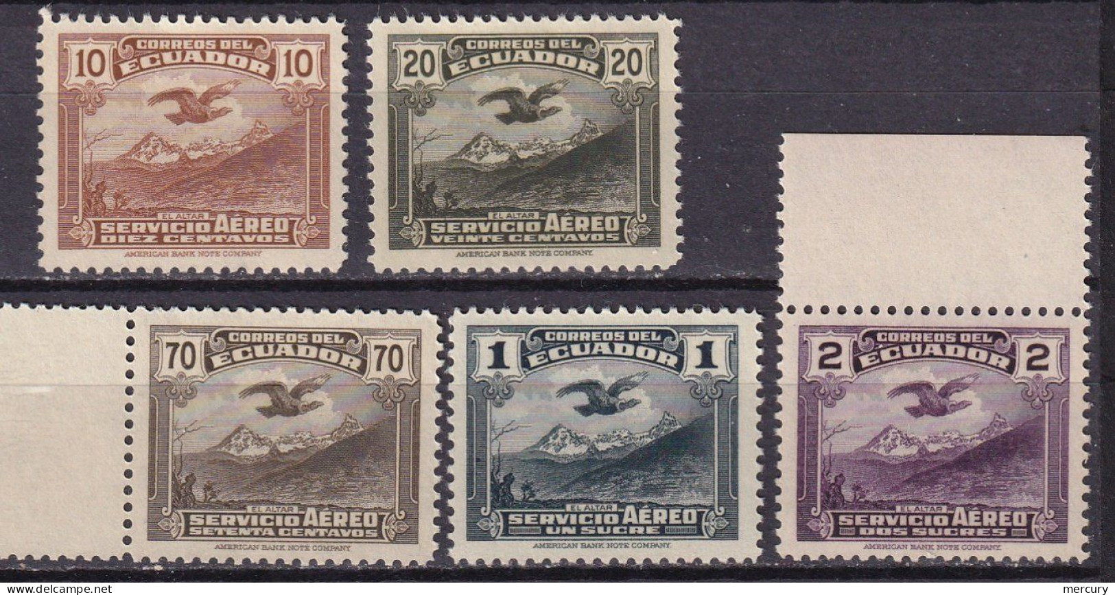 Série PA De 1937 TTB - Equateur
