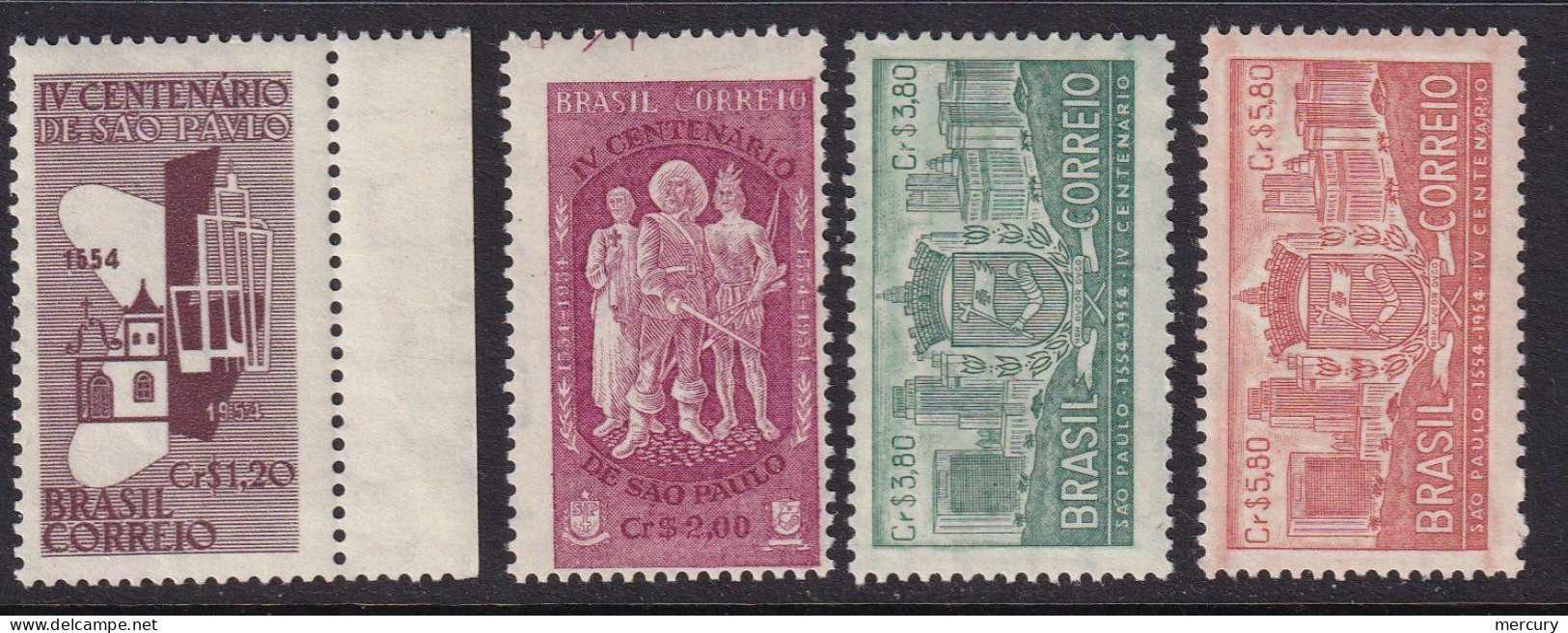 4 Valeurs Du 4ème Centenaire De La Fondation De Sao ¨Paulo TTB - Unused Stamps