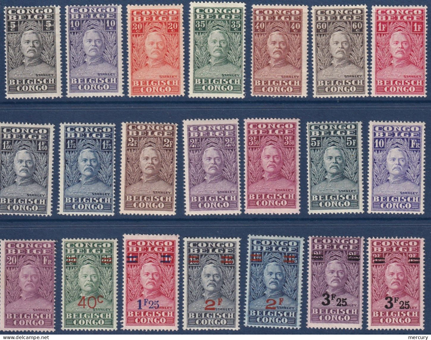 Les 2 Séries Stanley - Unused Stamps