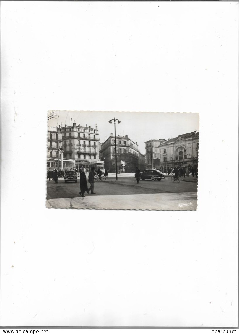 Carte Postale Années 60 Constantine (Algérie) Place Général Leclerc - Konstantinopel