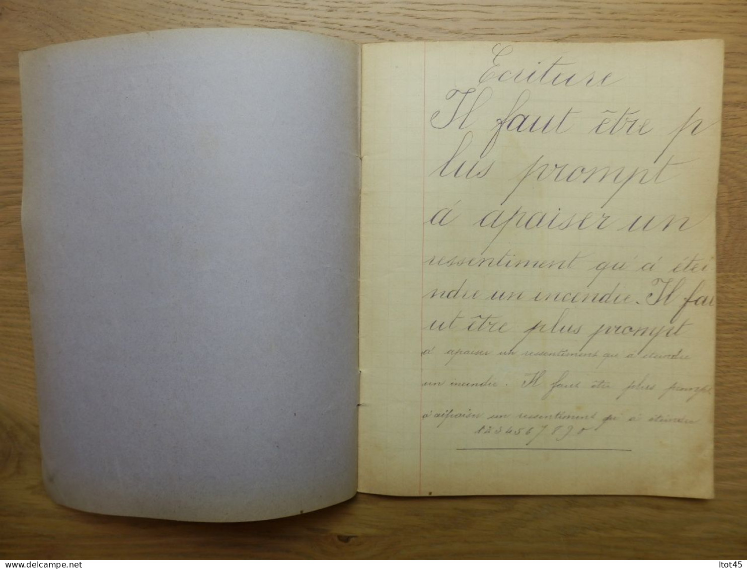 PROTEGE-CAHIER  ET CAHIER VILLAGE ROUGEMONT 1891 MAPPEMONDE - Protège-cahiers