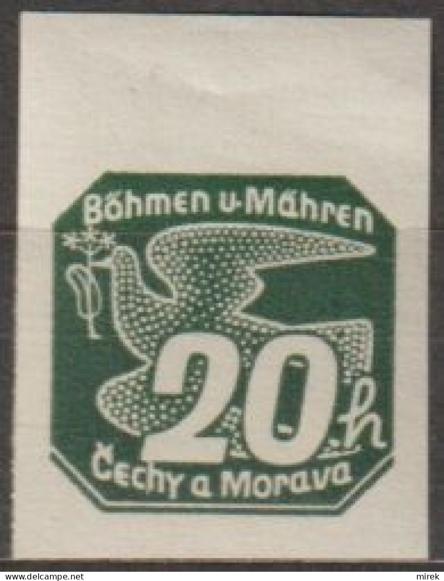 011/ Pof. NV 7, Gray Green - Unused Stamps
