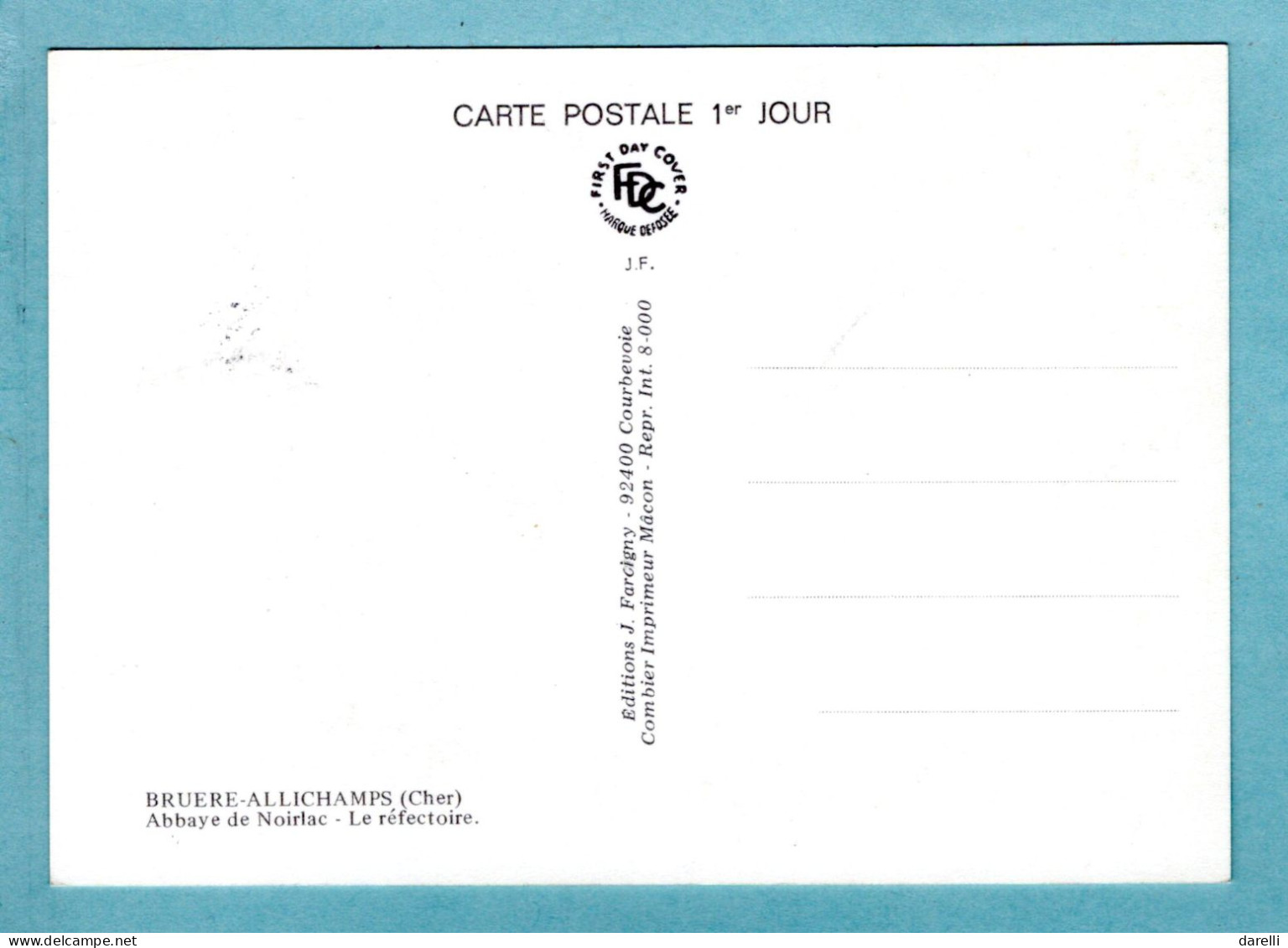Carte Maximum 1983 - Abbaye De Noirlac - YT 2255 - 18 Bruère Allichamps - 1980-1989