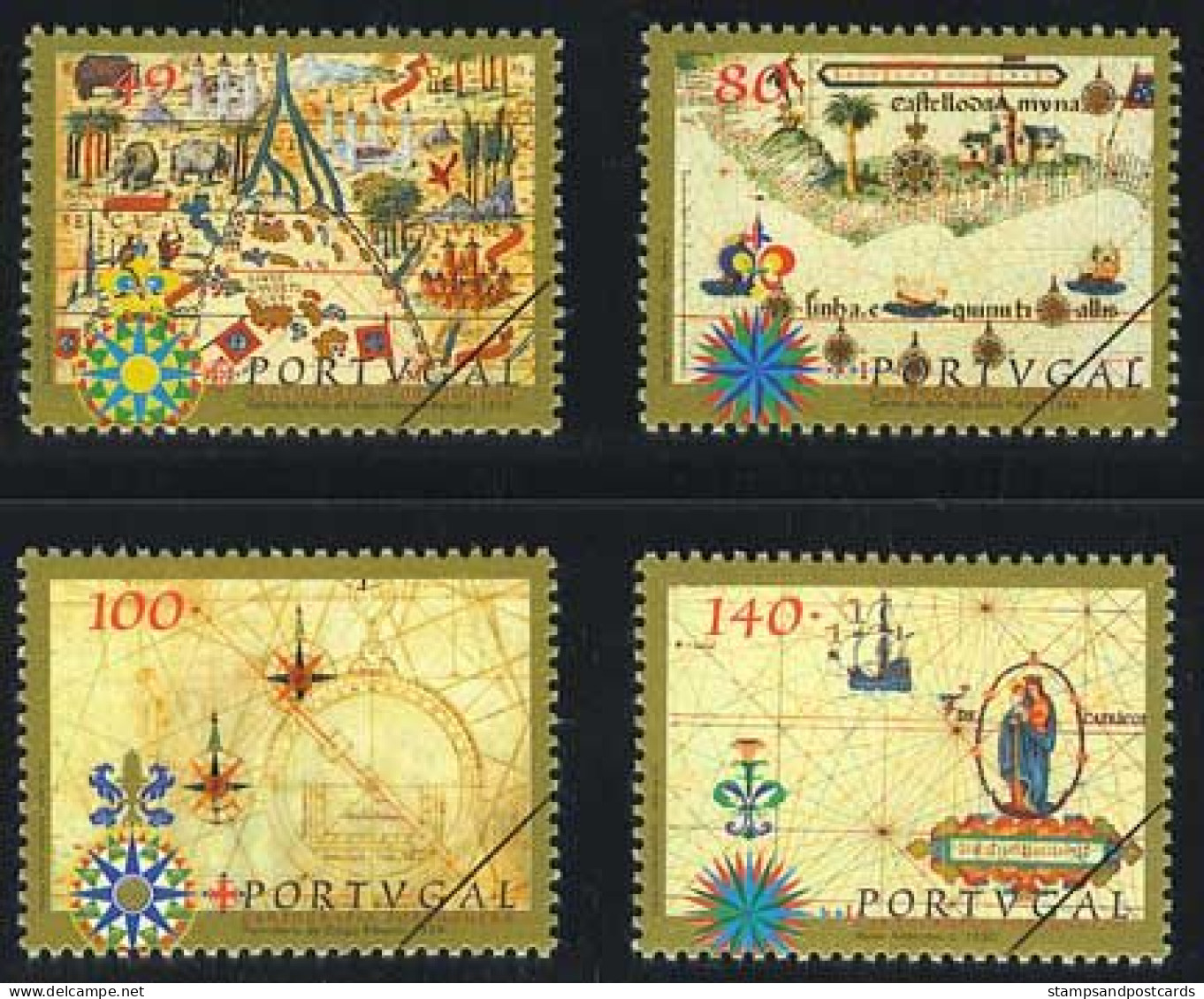 Portugal 1997 SPECIMEN Cartographie Cartes Anciennes Cartography Old Maps ** - Neufs