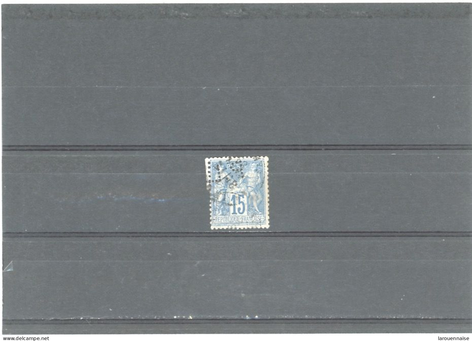 PERFORÉ- N°90 PERFORÉ PL-PORTET LAVIGERIE - BANQUE -LE MANS (72) - ANCOPER PL 93 - C7 - Used Stamps