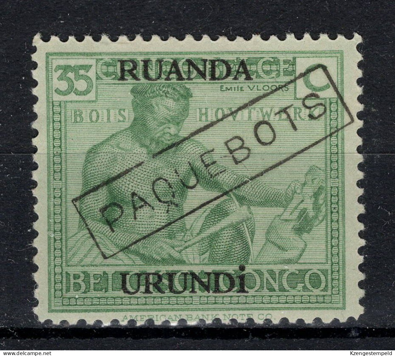 Ruanda-Urundi: Cob 64 "PAQUEBOTS"  Postfris ** Mnh - Nuovi