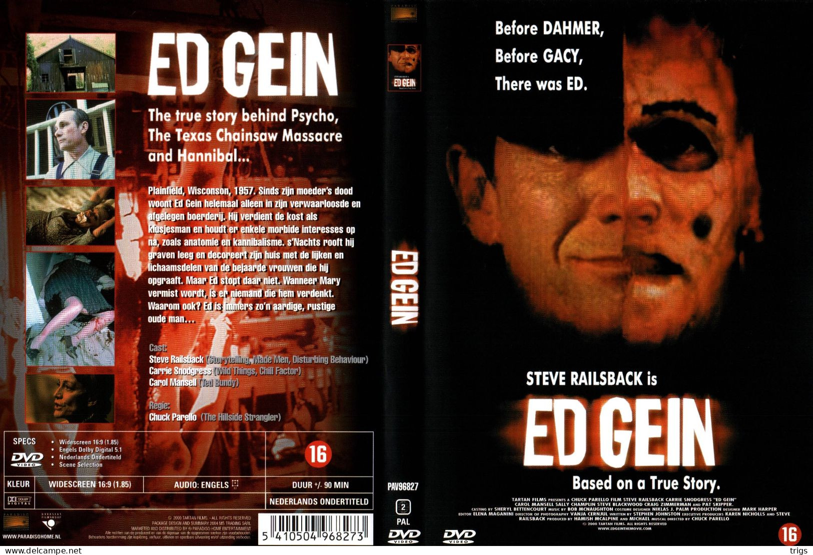 DVD - Ed Gein - Politie & Thriller