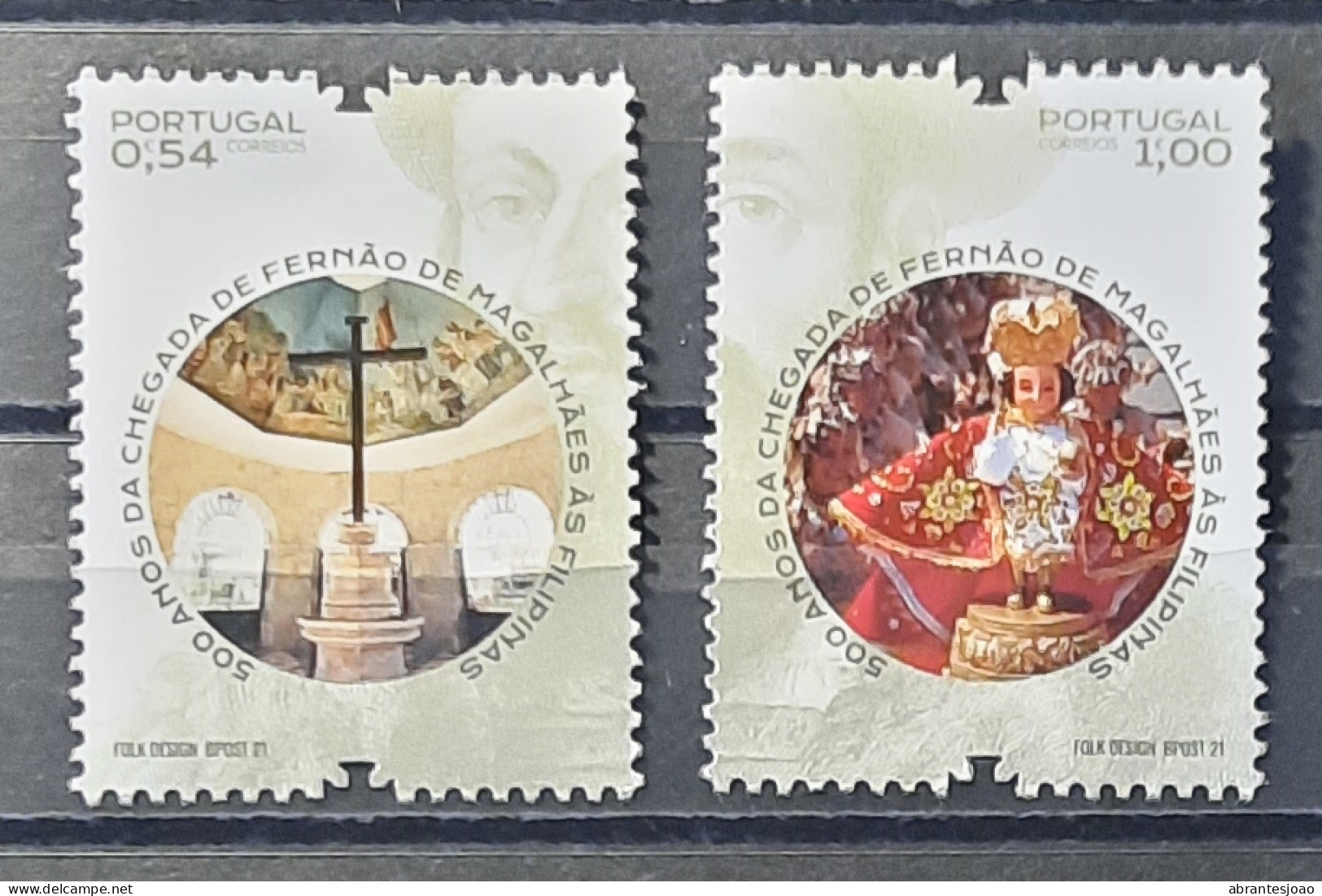 2021 - Portugal - MNH - 500 Years Since The Arrival Of Ferdinand Magellan To Philippines - 2 Stamps - Ungebraucht