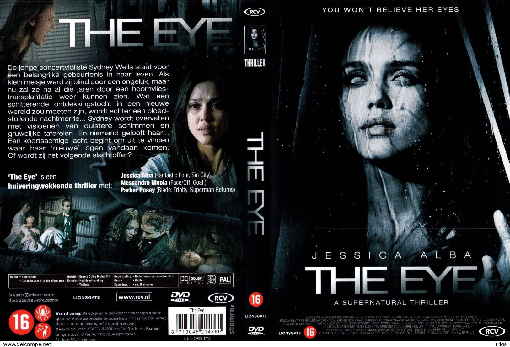 DVD - The Eye - Horreur