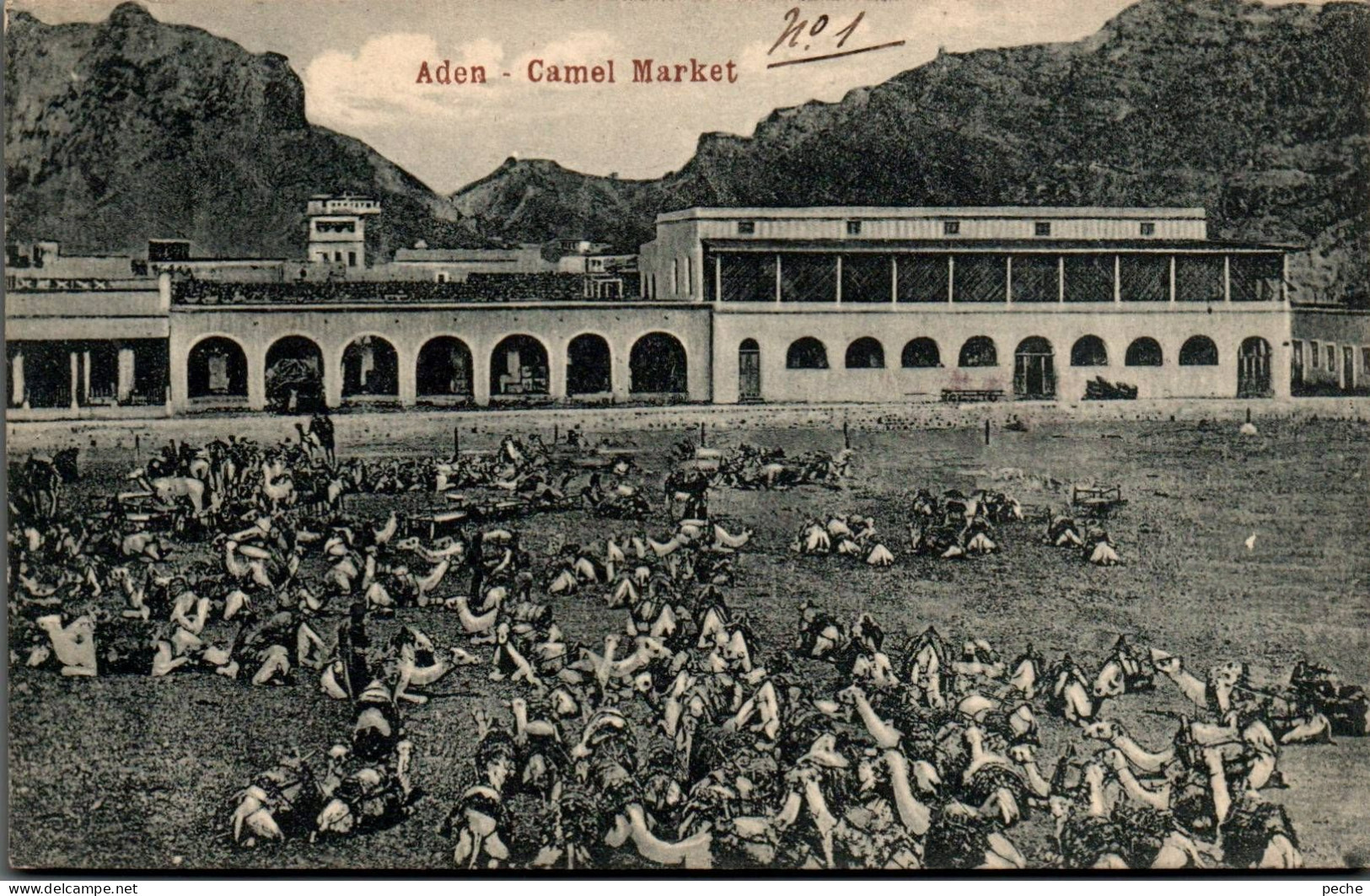 N°2322 W -cpa Aden -Camel Market- - Jemen