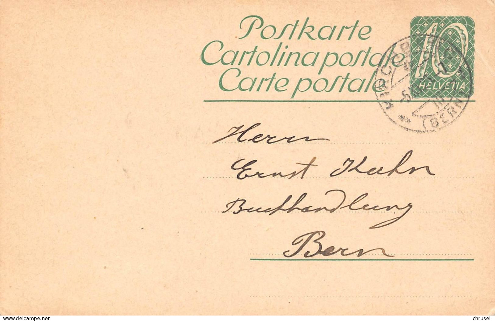 Kirchberg BE Papeterie Buchbinderei Firmen Gewerbestempel Besonderheiten - Stamped Stationery