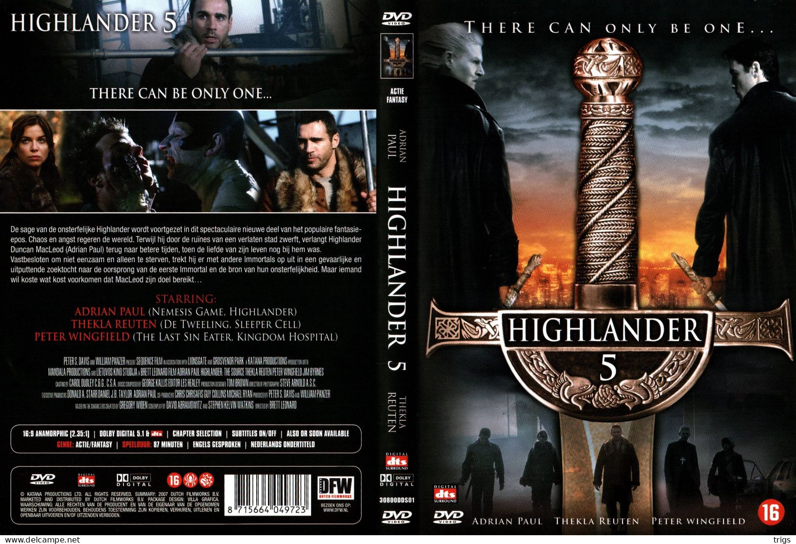 DVD - Highlander 5 - Actie, Avontuur