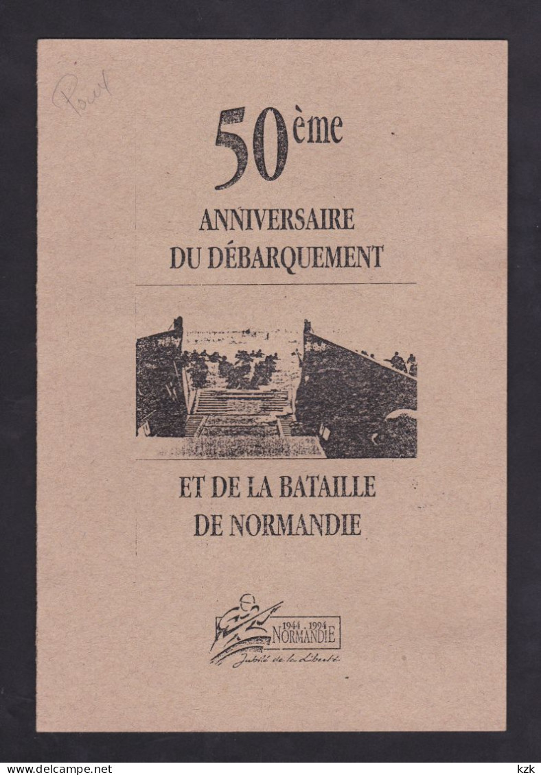 2 08	03	-	50ème Anniversaire Du Débarquement - 2. Weltkrieg
